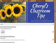 Tablet Screenshot of cherylsclassroomtips.com